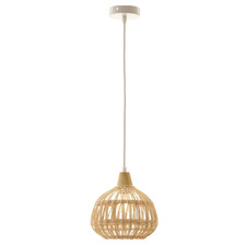 Lambert Rubberwood & Rattan Pendant Light