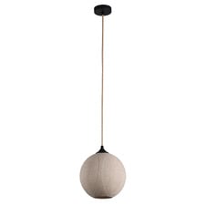 Payton Spherical Linen Pendant Light