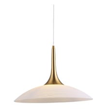 Laken Brushed Brass Iron Pendant Light