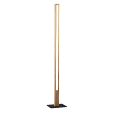 Reubin Rubberwood LED Floor Lamp