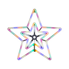 Digital Shooting Neon Star LED Light Display