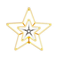 Digital Shooting Neon Star LED Light Display