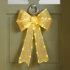 Bow LED Christmas Light Display