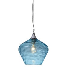 Helen Dome Dimpled Glass Pendant Light