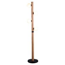 Carver Timber 4 Light Floor Lamp