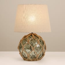 Lucero Rope & Glass Table Lamp