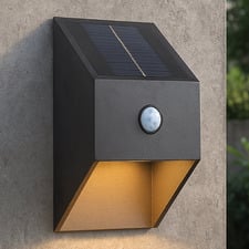 Sienna Solar LED Outdoor Wall Light with Sensor