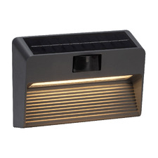McKnight Solar LED Outdoor Wall Light with Sensor