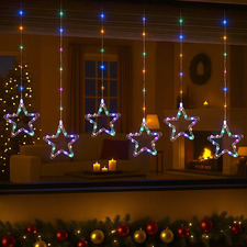 Haseeb LED Curtain Lights with Stars