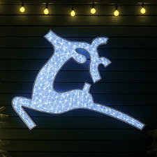Xyelle Flying Reindeer LED Christmas Light Display