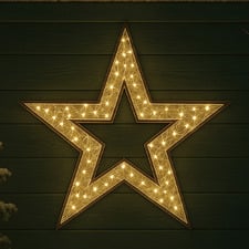 Xysha Star Christmas Light Display