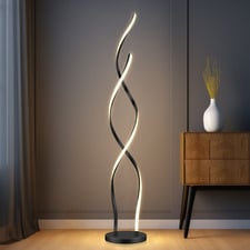 Hadley Gold Iron Aluminium Floor Lamp