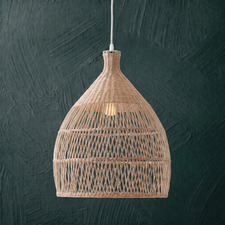Downs Rattan Pendant Light