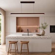 Whitaker Rubberwood LED Pendant Light
