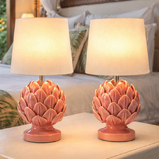 Benton Ceramic Artichoke Table Lamps (Set of 2)