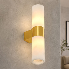 Elfie Marble-look 2-Light Wall Sconce
