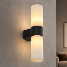 Elfie Marble-look 2-Light Wall Sconce