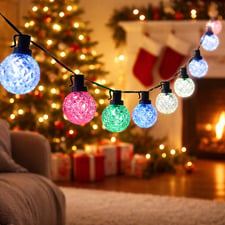 Riven Globe LED String Lights