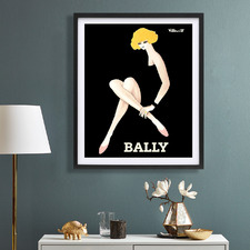 Bally Blond Framed Print