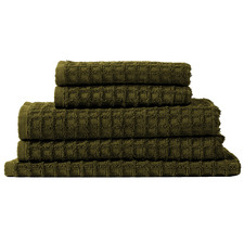 Khaki Waffle Cotton Towel