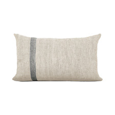 Herringbone Rectangular Pure Linen Cushion