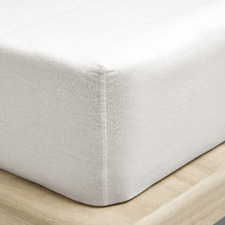 Emile European Flax Linen Fitted Sheet