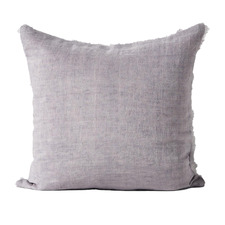 Fringed Vintage Linen Cushion