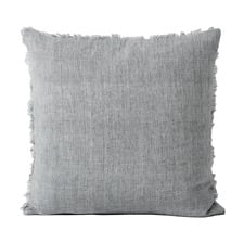 Fringed Vintage Linen Cushion