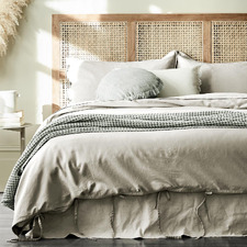 Natural Maison Vintage Linen-Blend Quilt Cover