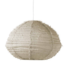 Cloud Fringed Oval Pendant Shade