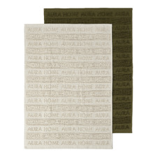 2 Piece Ava Cotton Tea Towel Set