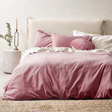 Orchid Luxury Velvet Quilt Cover