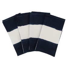 Riviera Stripe Cotton & Linen Napkins (Set of 4)