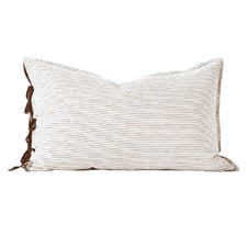 Chambray Mini Stripe Linen & Cotton Standard Pillowcase