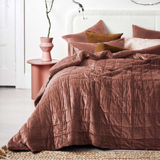 Luxury Cotton Velvet Coverlet