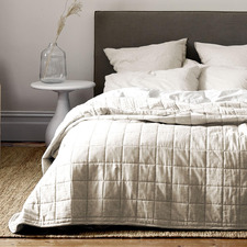 Chambray Linen & Cotton Coverlet