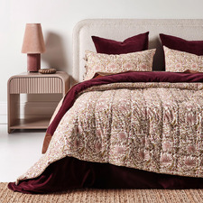 Mulberry Oasis Cotton Queen/King Coverlet