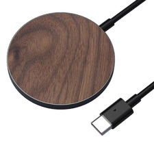 MAGLuxe Magnetic Walnut Wireless Charging Pad Set