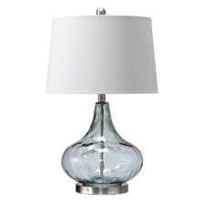 Misty Blue Dew Drop Table Lamp