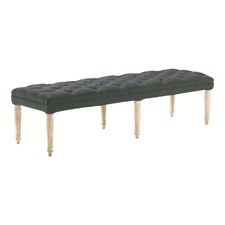 Charcoal Hailey Dressing Bench