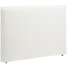 Warm White Diablo Bedhead with Slipcover