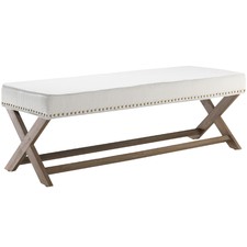 White Amalfi Dressing Bench