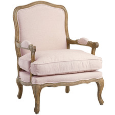 Dusty Pink Mila French Provincial Armchair