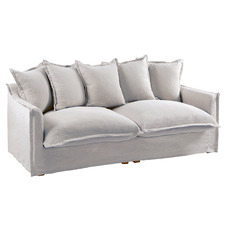 Cumulus Premium 3 Seater Cotton Slipcover Sofa