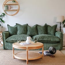 Cumulus 3 Seater Corduroy Slipcover Sofa