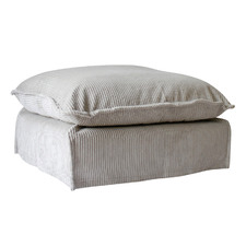 Cumulus Corduroy Slipcover Ottoman