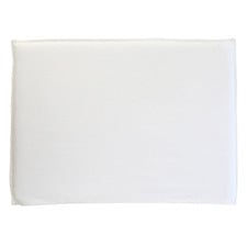 White Diablo Bedhead with Cotton Slipcover