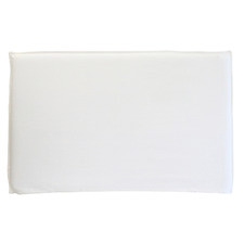 White Diablo Bedhead with Cotton Slipcover