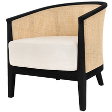 Lenylle Oak Wood Tub Chair