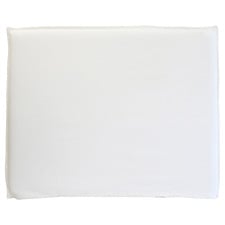White Diablo Double Bedhead with Cotton Slipcover